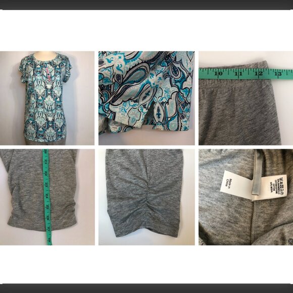 Calida Switzerland Capri Pajamas Set Size 2 Boho Floral Eco Soft Wicking Fabric - Picture 12 of 16